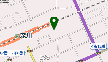 深川市温水プールア・エールの地図画像