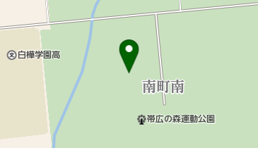 帯広の森市民プールの地図画像