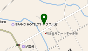 川湯屋内温水プールの地図画像