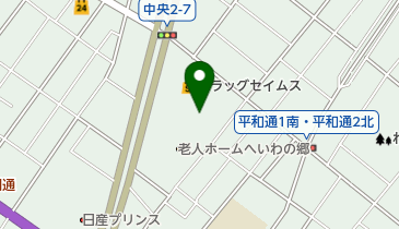 白石温水プールの地図画像