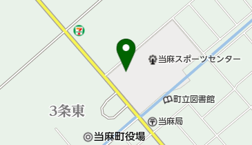 当麻町民プールの地図画像
