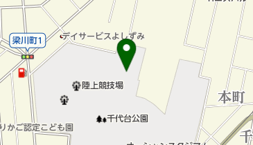 函館市民プールの地図画像