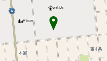 芽室町温水プールの地図画像