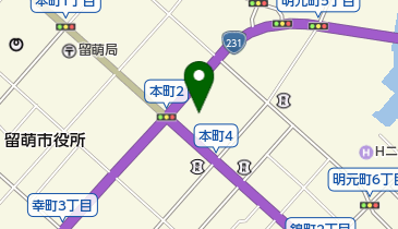 留萌市温水プールぷるもの地図画像