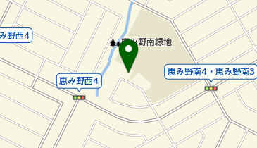 恵み野水泳プールの地図画像