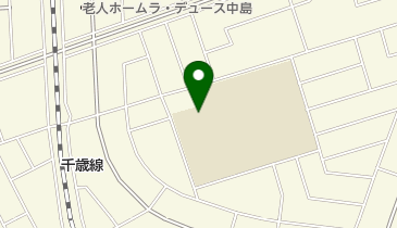 若草水泳プールの地図画像