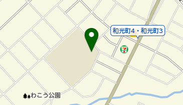 和光水泳プールの地図画像