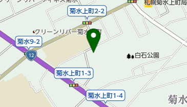 白石公園ゲートボール場の地図画像