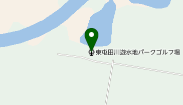 東屯田川遊水地パークゴルフ場の地図画像