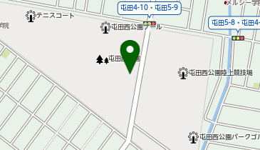 屯田西公園ゲートボール場の地図画像