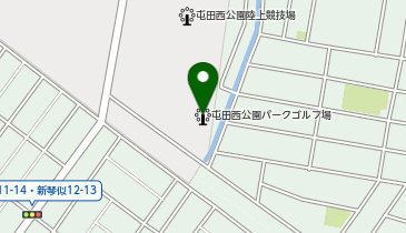 屯田西公園パークゴルフ場の地図画像