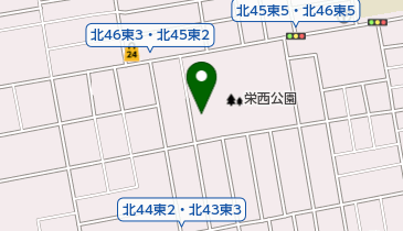 栄西公園ゲートボール場の地図画像