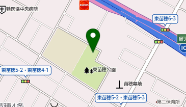 東苗穂公園ゲートボール場の地図画像