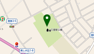 三里塚公園ゲートボール場の地図画像