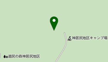 北海道立道民の森サイクリングロードの地図画像