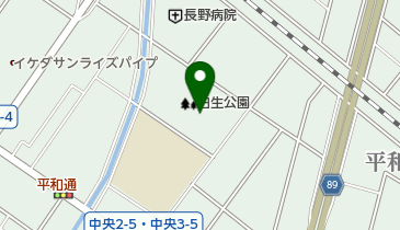 白生公園野球場の地図画像