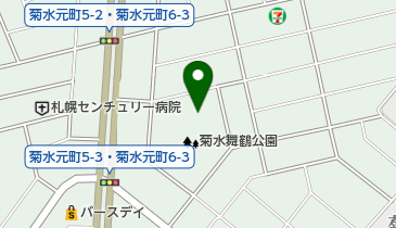 菊水舞鶴公園野球場の地図画像