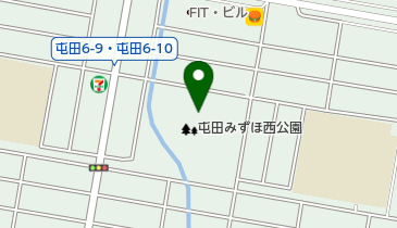 屯田みずほ西公園野球場の地図画像