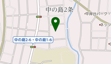 中の島公園野球場の地図画像