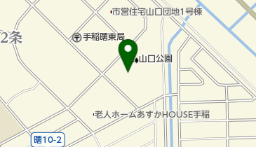 山口公園野球場の地図画像