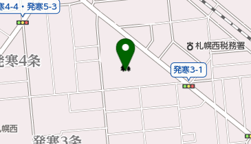 発寒大空公園野球場の地図画像