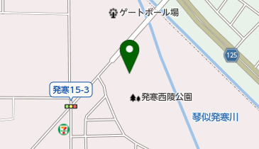 発寒西陵公園少年野球場の地図画像