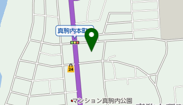 真駒内第1公園野球場の地図画像