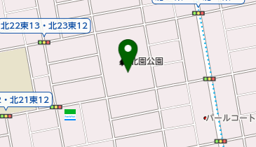 北園公園野球場の地図画像