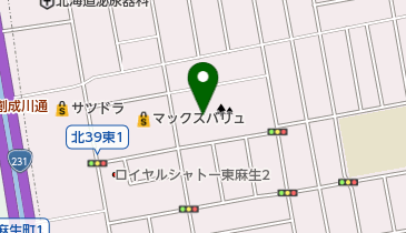 北40条東公園野球場の地図画像