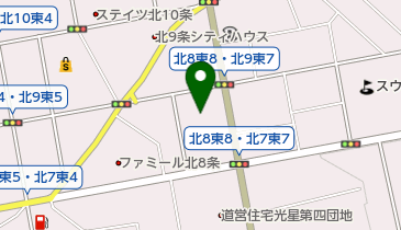 新生公園野球場の地図画像