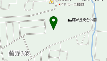 藤が丘高台公園野球場の地図画像