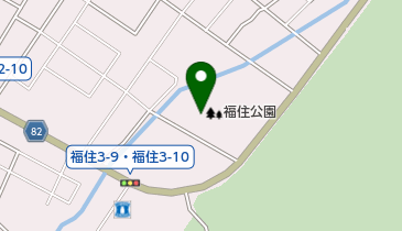 福住公園野球場の地図画像