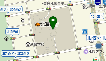 北海道庁旧本庁舎の地図画像
