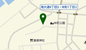 米町公園展望台の地図画像