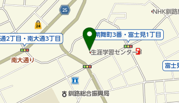 釧路市生涯学習センター展望台の地図画像