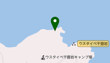 道立自然公園ウスタイベ千畳岩沖枝幸町内一円の地図画像
