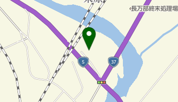 長万部町営ガス工場の地図画像