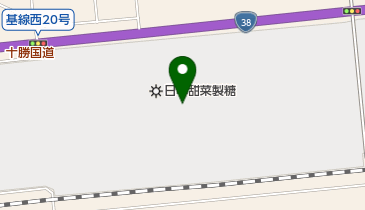 日本甜菜製糖(株)芽室製糖所の地図画像
