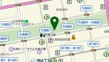 大通公園の地図画像