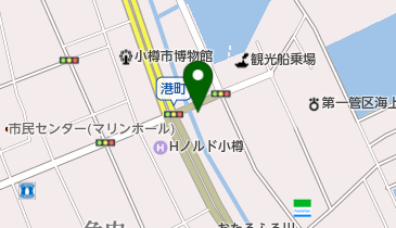 小樽運河倉庫群の地図画像