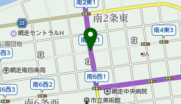 あばしりオホーツク夏まつりの地図画像