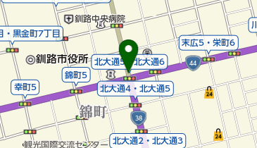 くしろ港まつりの地図画像