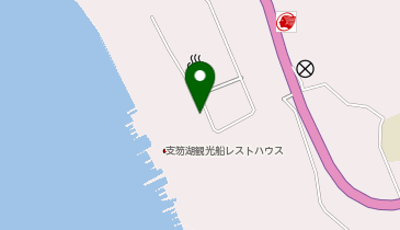 支笏湖湖水まつりの地図画像