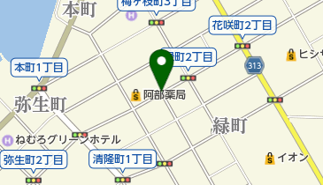 ねむろ港まつりの地図画像