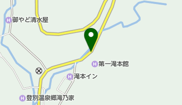 登別地獄まつりの地図画像