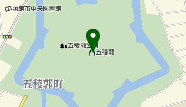 箱館五稜郭祭の地図画像