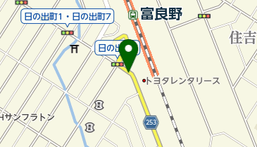北海へそ祭りの地図画像