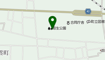 八雲山車行列の地図画像