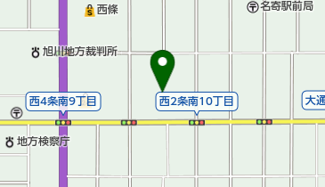 なよろ雪質日本一フェスティバルの地図画像