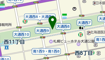 YOSAKOIソーラン祭りの地図画像